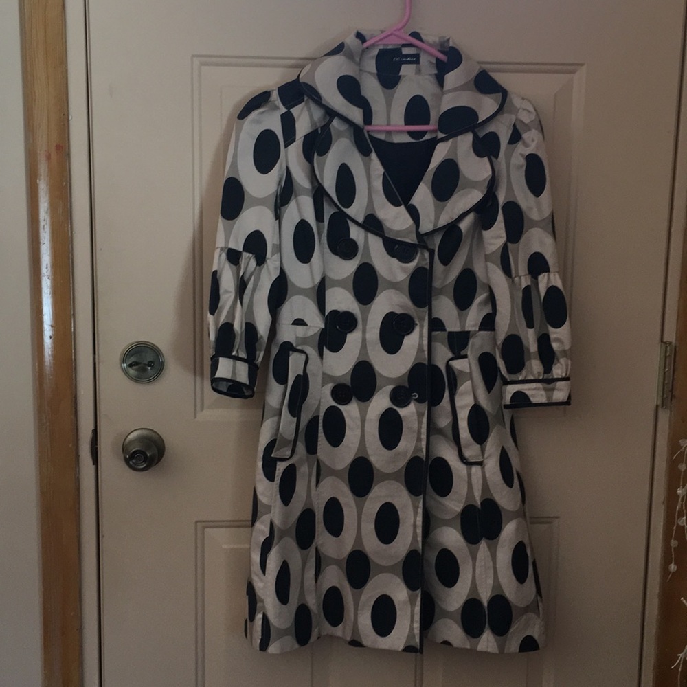 CC couture raincoat